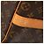 Borsa da viaggio marrone Louis Vuitton Monogram Keepall Bandouliere 50 - vista 6