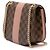 Borsa a tracolla Louis Vuitton Damier Ebene in pelle Taurillon marrone - vista 2