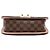 Borsa a tracolla Louis Vuitton Damier Ebene in pelle Taurillon marrone - vista 3
