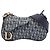 Blue Dior Diorissimo Trotter Canvas Double Saddle Crossbody