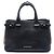 Borsa a tracolla Black Burberry Small House Check e pelle Banner Nero
