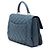 Borsa Chanel Large Lambskin Trendy CC Top Handle Flap Satchel Blu - vista 2