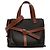 Piccola borsa a mano Gate in pelle nera LOEWE Nero