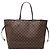 Borsa Tote Neverfull GM in Damier Ebene marrone Louis Vuitton