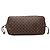 Borsa Tote Neverfull GM in Damier Ebene marrone Louis Vuitton - vista 3