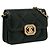 Clutch a tracolla Chanel in pelle di vitello trapuntata nera con strass e catena Nero - vista 2