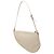 Borsa a tracolla Saddle Rodeo in pelle di capra bianca Dior Bianco - vista 2