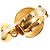Brincos de pressão Chanel CC Gold Plated com gotas de pérolas falsas Dourado - vista 4
