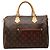 Borsa Boston Louis Vuitton Monogram Perforated Speedy 30 marrone