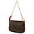 Mini Pochette Accessori Louis Vuitton Monogram Cats Christmas Animation Marrone - vista 2