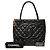 Tote Chanel Caviar Medallion nero - vista 7