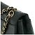 Borsa a tracolla Chanel in agnello trapuntato nero - vista 15