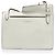 Borsa a tracolla Fendi Bustine Mini Century bianca Bianco - vista 3