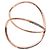 Autre Marque Bracciale Rigido Jennifer Miller in Oro Rosa e Pavé di Diamanti - vista 2