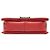 Borsa a tracolla Chanel Old Medium Boy Flap in agnello trapuntato rosso - vista 3
