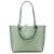 Borsa LOEWE Small Smooth Calfskin Anagram Tote Satchel verde