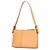 Borsa a tracolla in pelle color tan Burberry Cammello - vista 2