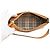 Borsa a tracolla in pelle color tan Burberry Cammello - vista 4