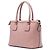Borsa satchel Gucci Dollar in pelle di vitello GG rosa - vista 2