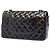 Borsa a tracolla Chanel Medium Classic Patent Double Flap viola Porpora - vista 2