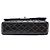 Borsa a tracolla Chanel Medium Classic Patent Double Flap viola Porpora - vista 3
