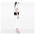 Borsa a tracolla Chanel Medium Classic Patent Double Flap viola Porpora - vista 5