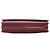 Wallet On Chain Borsa a tracolla con catena e portafoglio Chanel CC trapuntato in vernice rosso - vista 3