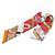 Foulard Twilly in seta rosso Hermès Brides et Gris-Gris