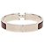 Bracciale Hermès Narrow Enamel Clic H PM Rosso - vista 3