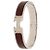 Bracciale Hermès Narrow Enamel Clic H PM Rosso - vista 4