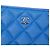 Blau Chanel Medium Quilted Lambskin O Case Clutch - Ansicht 5