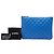 Blau Chanel Medium Quilted Lambskin O Case Clutch - Ansicht 7
