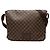 Borsa a tracolla Louis Vuitton Damier Ebene Brooklyn GM marrone