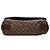 Borsa a tracolla Louis Vuitton Damier Ebene Brooklyn GM marrone - vista 3