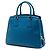 Tote Prada Saffiano Lux Parabole blu - vista 2