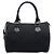 Borsa Boston in tela Zucca Fendi nera Nero