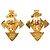Orecchini a clip Chanel CC placcati oro D'oro - vista 2