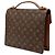 Borsa Louis Vuitton Monogram Monceau 28 marrone - vista 2