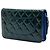 Wallet On Chain Borsa a tracolla con catena Incognito in vernice trapuntata CC blu Chanel - vista 2