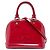 Borsa Louis Vuitton Monogram Vernis Alma BB rossa Rosso