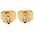 Chanel CC Gold Plated Push Back Ohrringe Golden - Ansicht 2