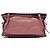 Borsa a tracolla Prada Glace Calfskin Studded Etiquette Flap rosa - vista 3