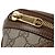 Borsa a tracolla Gucci GG Supreme Interlocking G beige - vista 6