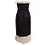 Abito senza spalline con volant bianco e nero Khaite Taglia US 2 - vista 3