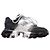 Sneakers Prada Cloudbust Chunky Low-Top Nere e Argento Taglia 39.5 Nero