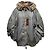 Graue Junya Watanabe Comme Des Garcons Oversized Kapuzen-Bomberjacke Größe US XS - Ansicht 2
