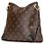 Borsa a tracolla Louis Vuitton Monogram Odeon PM marrone - vista 2
