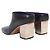 Céline Mule in pelle nera con tacco metallico Celine Taglia 35.5 Nero - vista 4
