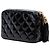 Borsa Camera Chanel CC trapuntata in vernice nera Nero - vista 2