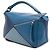 Blauer LOEWE Medium Tricolor Kalbsleder Puzzle Satchel - Ansicht 2